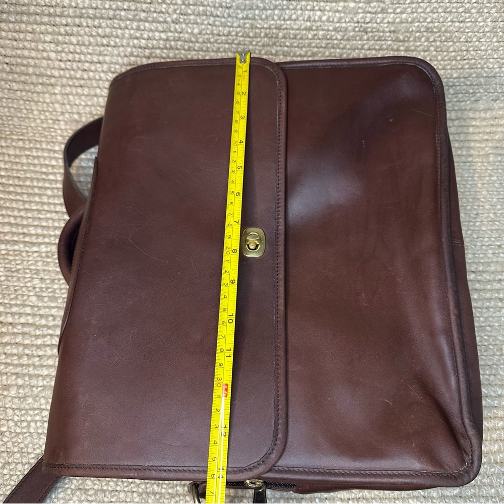 Coach Brown Leather Briefcase - Picture 8 of 16